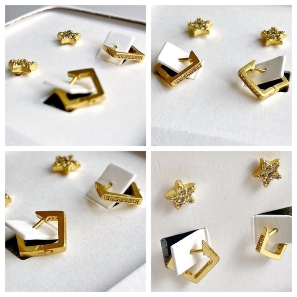 Madewell Cosmic Mismatched Earring Set - Picture 8 of 9